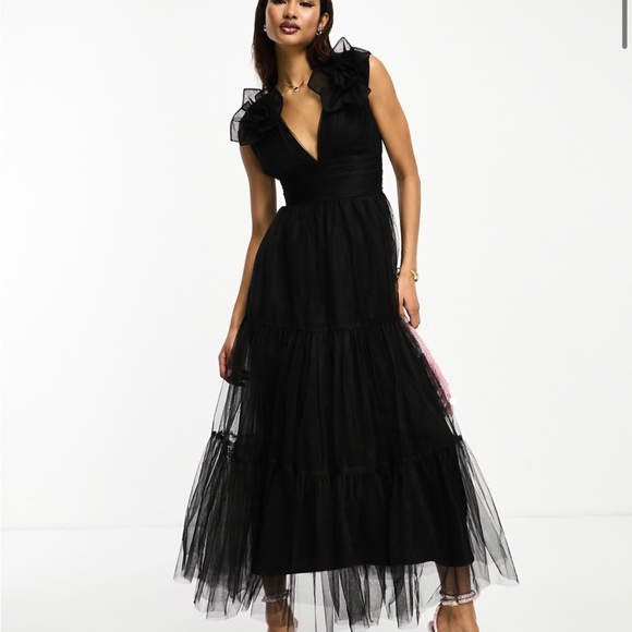 asos lace and beads dress Spaghetti Straps Sexy V Neck Prom Dress Beaded Formal Dress PG844 – Pgmdress main image 0